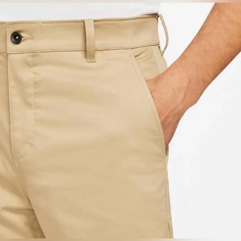 Nike Men's Dri-FIT UV Slim-Fit Chino Golf Pants Parachute Beige 35x32